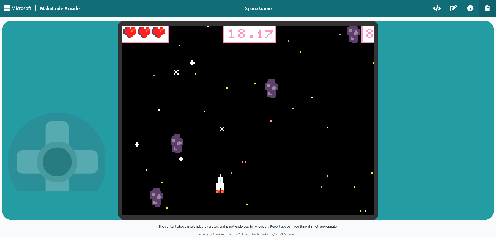 Space Game's Banner